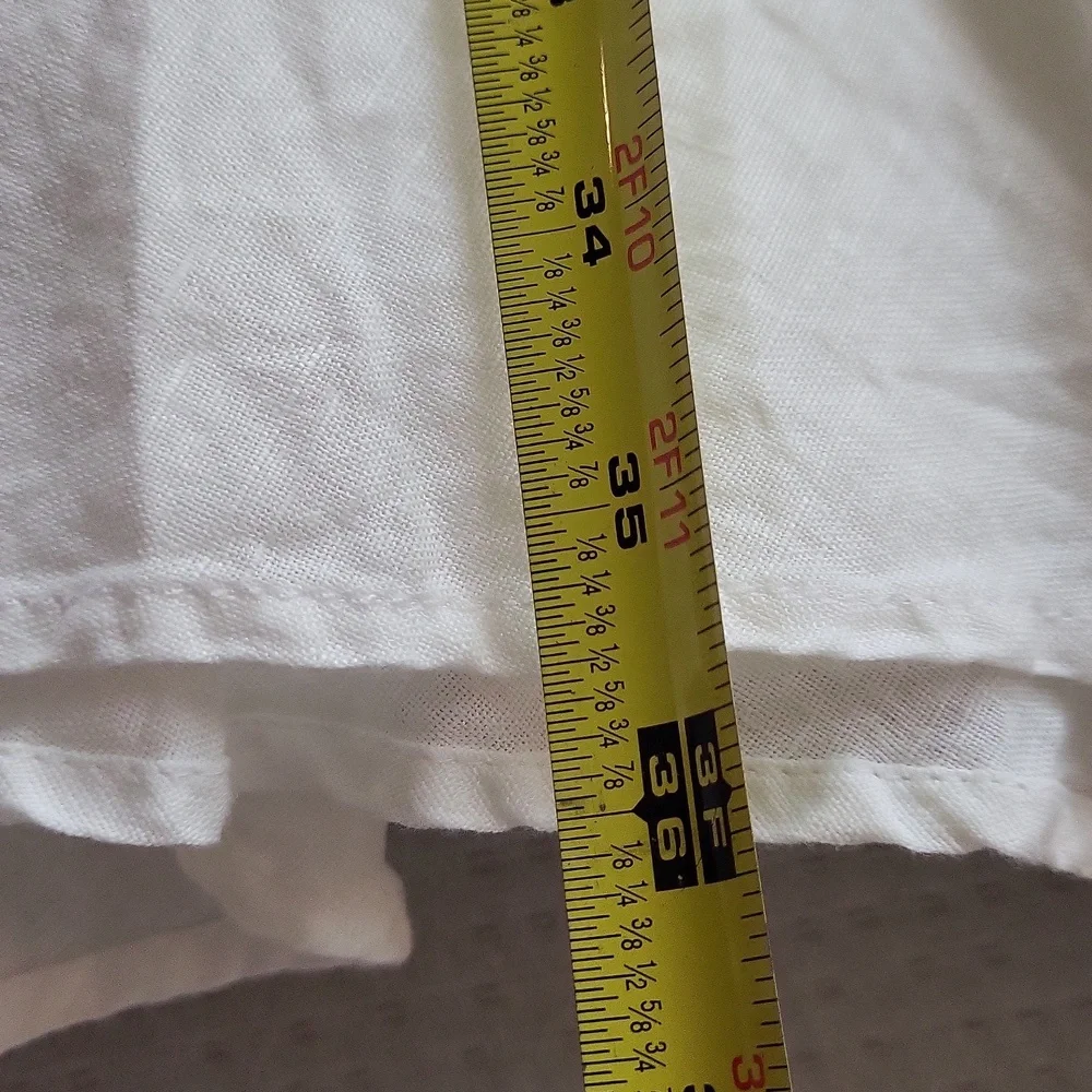 J. Crew Women's White Linen Maxi Skirt XL - Picture 5 of 5